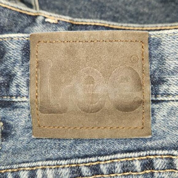 Mens Lee Relaxed Fit Straight Leg Jeans 36x30 Vintage - Picture 6 of 6